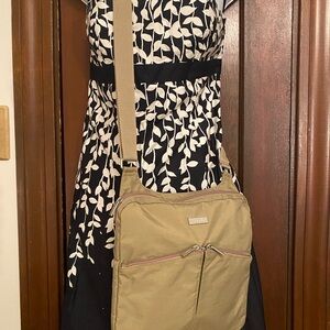 Baggallini Tan Crossbody Bag with Adjustable Strap